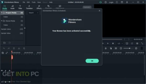 Get into PC Filmora 11