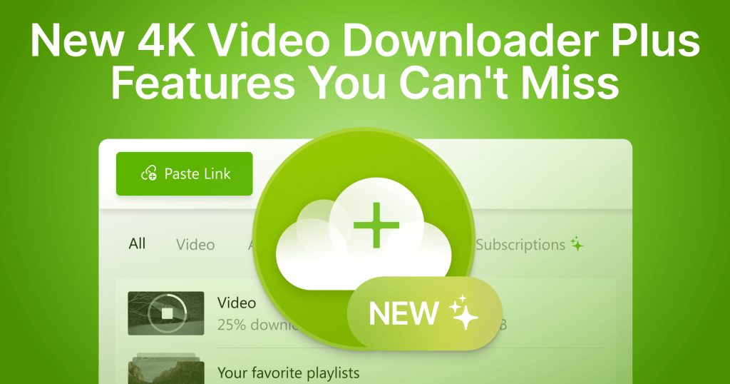 4K Video Downloader Plus 2025 Features