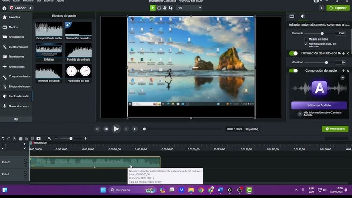 Camtasia Studio 2025 screenshot