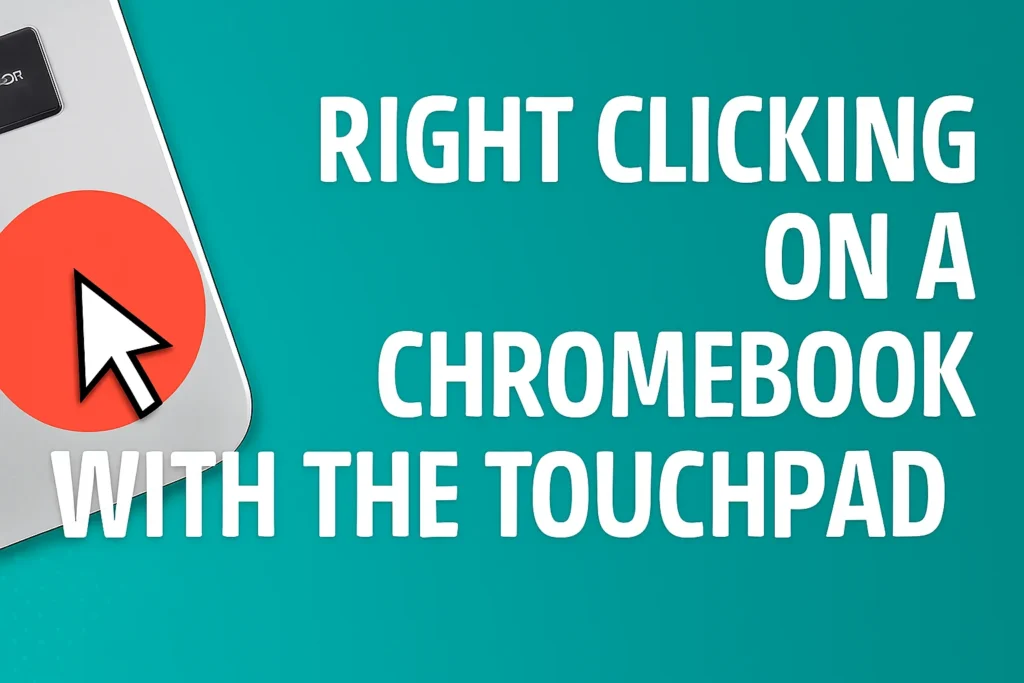 Right Click on a Chromebook with the Touchpad