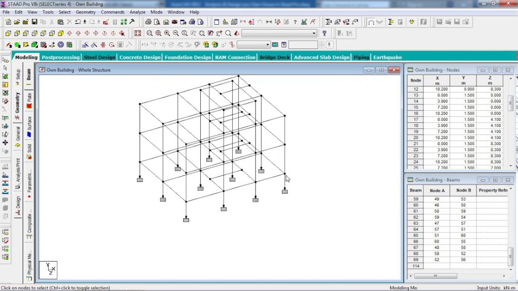 STAAD Pro 2025 Screenshot