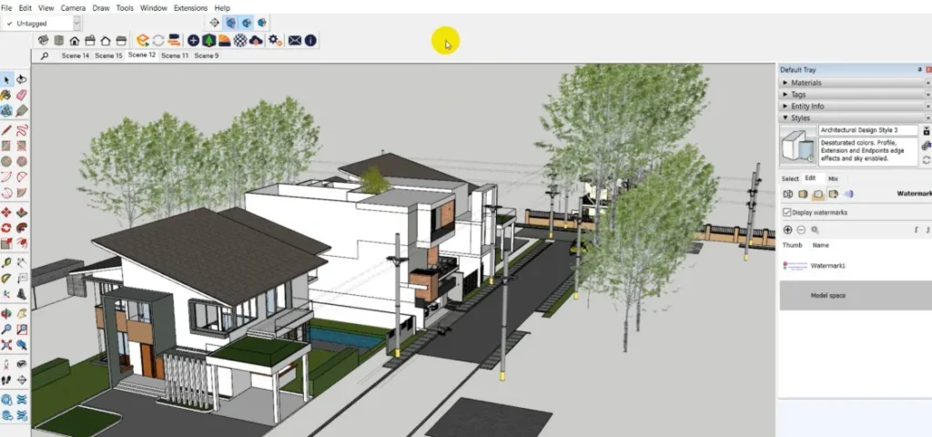 Sketchup Pro 2025 Software Screenshot