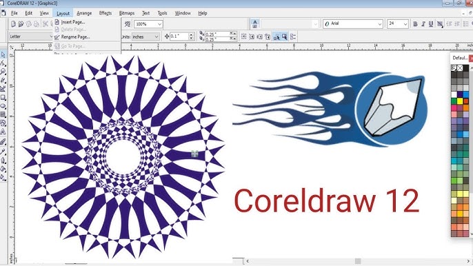 Corel DRAW 12 Screenshot
