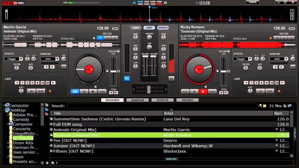 virtual dj 2025 screenshot