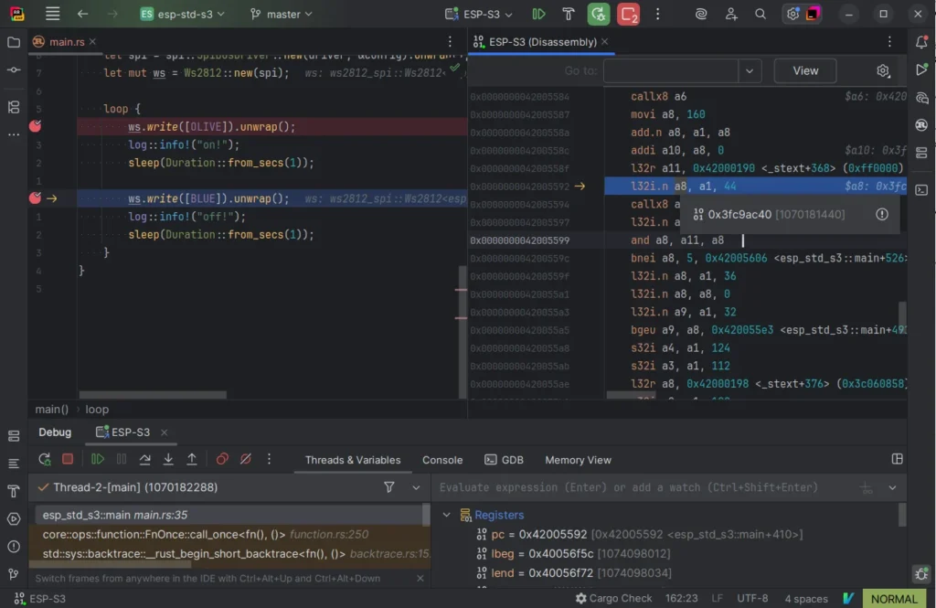 JetBrains RustRover 2026 Screenshot