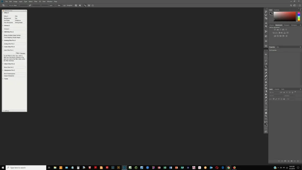 Adobe Photoshop CC 2019 Screenshot
