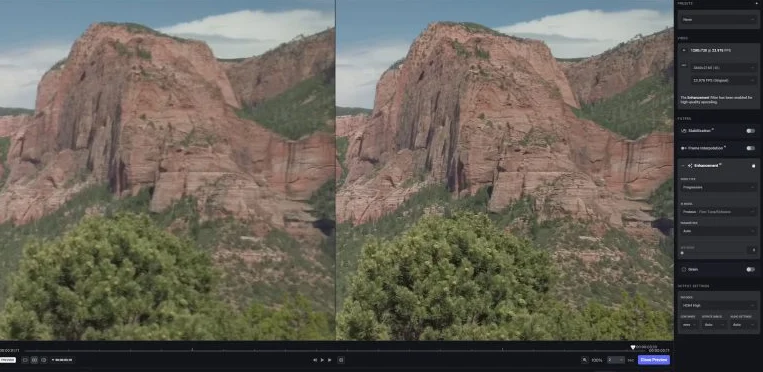 Topaz Video AI Pro 2025 screenshot