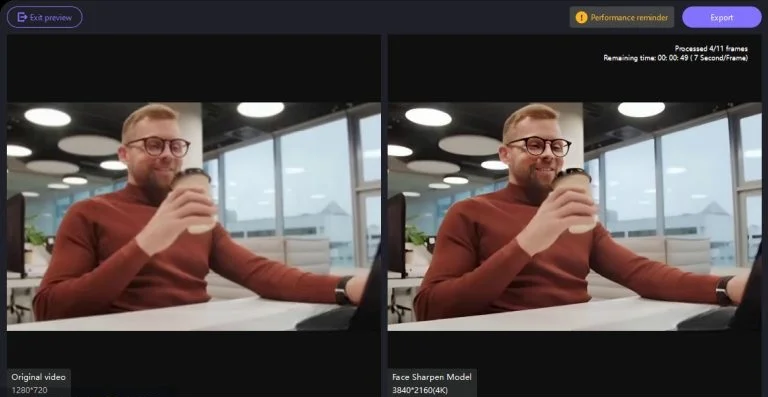 Hitpaw Video Enhancer 2026 Screenshot