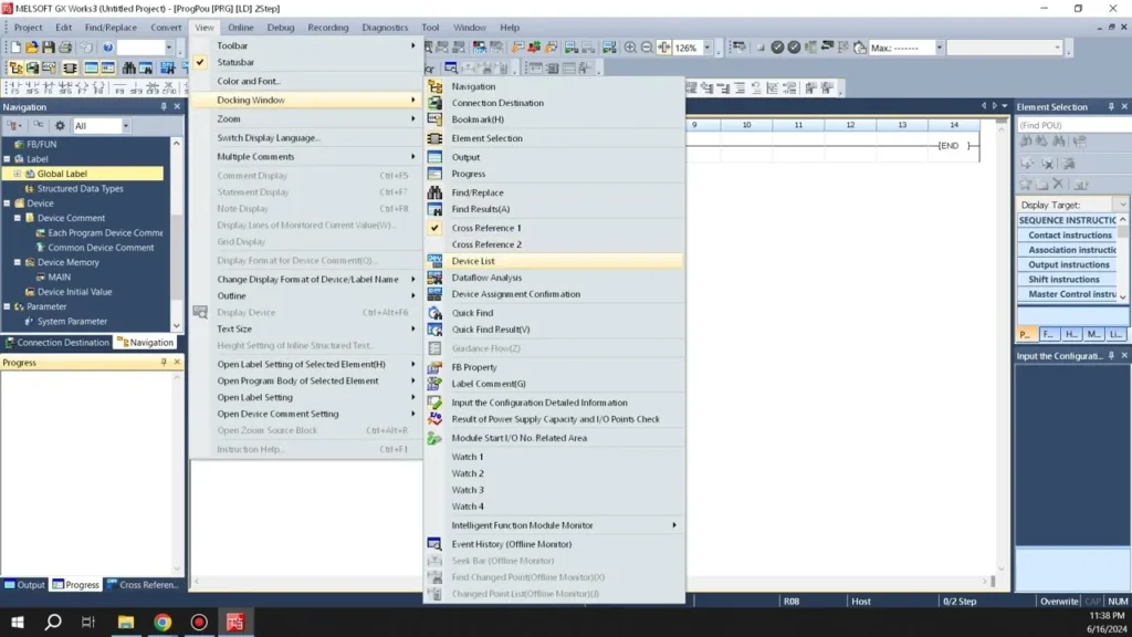 GX Works3 2026 screenshot