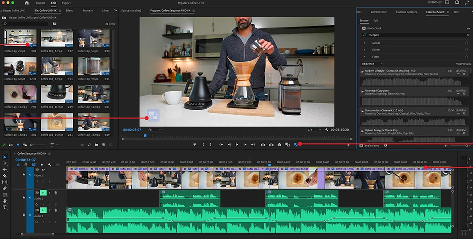 Adobe Premier Pro 2022 Screenshot