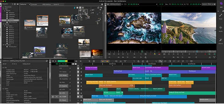 Avid Media Composer 2026 screenshot