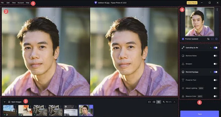 topaz photo ai 2026 screenshot